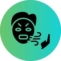 Bad Breath Vector Icon Design