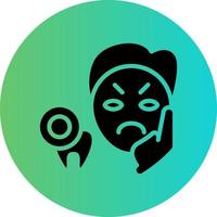 Toothache Vector Icon Design