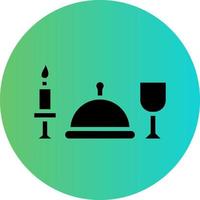 Dinner Vector Icon Design