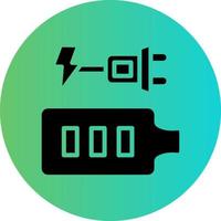 Charging Battery Vector Icon Design