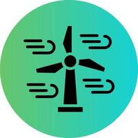 Wind Energy Vector Icon Design