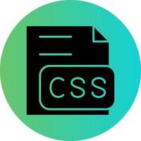 CSS File Vector Icon Design
