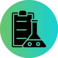 Lab Report Vector Icon Design