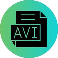 AVI Vector Icon Design