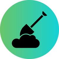 Digging Vector Icon Design