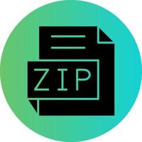ZIP Vector Icon Design
