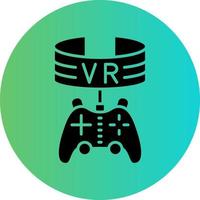 vr juego vector icono diseño