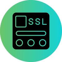 SSL File Vector Icon Design