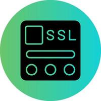 SSL File Vector Icon Design