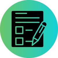 Exam Vector Icon Design