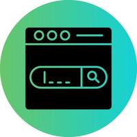 Search Bar Vector Icon Design
