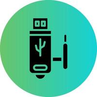 USB Wifi Vector Icon Design