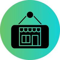 Store Sign Vector Icon Design