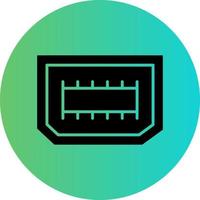 Hdmi Port Vector Icon Design