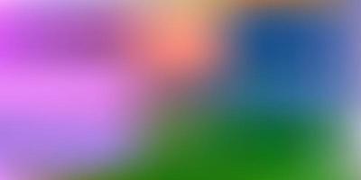 Light blue, green vector abstract blur layout.