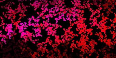 Telón de fondo de vector rosa oscuro con formas caóticas.