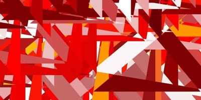 Light orange vector layout with triangle forms.