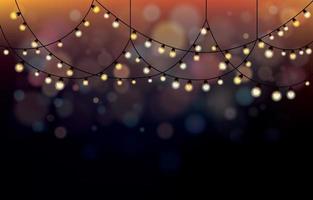 Fairy Light Background Concept vector