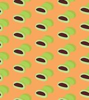 Manju dessert pattern vector