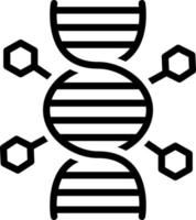 line icon for genes vector