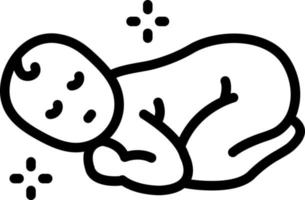 line icon for infants vector