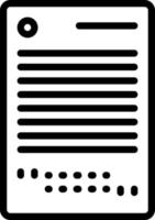 line icon for excerpt vector