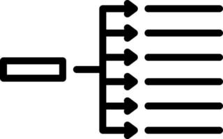 line icon for addressing vector
