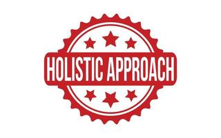 Holistic Approach Rubber Stamp Seal Vector