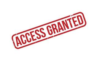 Access Granted Rubber Stamp Seal Vector