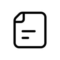 Simple File icon. The icon can be used for websites, print templates, presentation templates, illustrations, etc vector