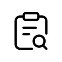 Simple Research icon. The icon can be used for websites, print templates, presentation templates, illustrations, etc vector