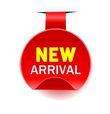New arrival ribbon banner design template. vector illustration.