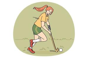 Playing golf and sport concept vector