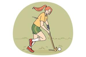 Playing golf and sport concept vector