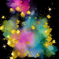 Abstract watercolor glitter background, Watercolor splash painting texture, Abstract luxury texture, Acrylic liquid glitter texture, photo