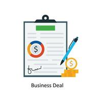 Business Concept Vector Flat Icons. Simple stock illustration stock