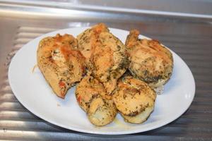Fried Chicken Breat with Herbs photo