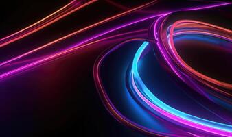 modern neon light moving high speed background,Data network . photo