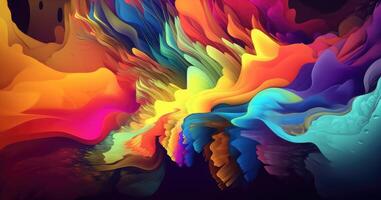 Abstract colorful panorama background wallpaper . photo