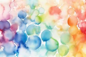 rainbow watercolour ink background photo