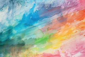 pastel background with watercolor paint . photo