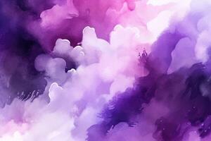 watercolor purple background . photo