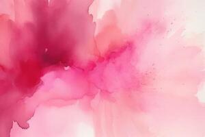 pink watercolor background . photo