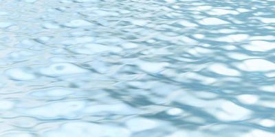 Water surface above water surface ripples reflected sunlight 3D illustration photo