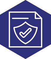 File Protection Vector Icon Design