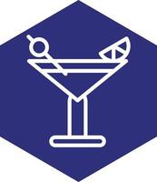 Cocktail Vector Icon Design