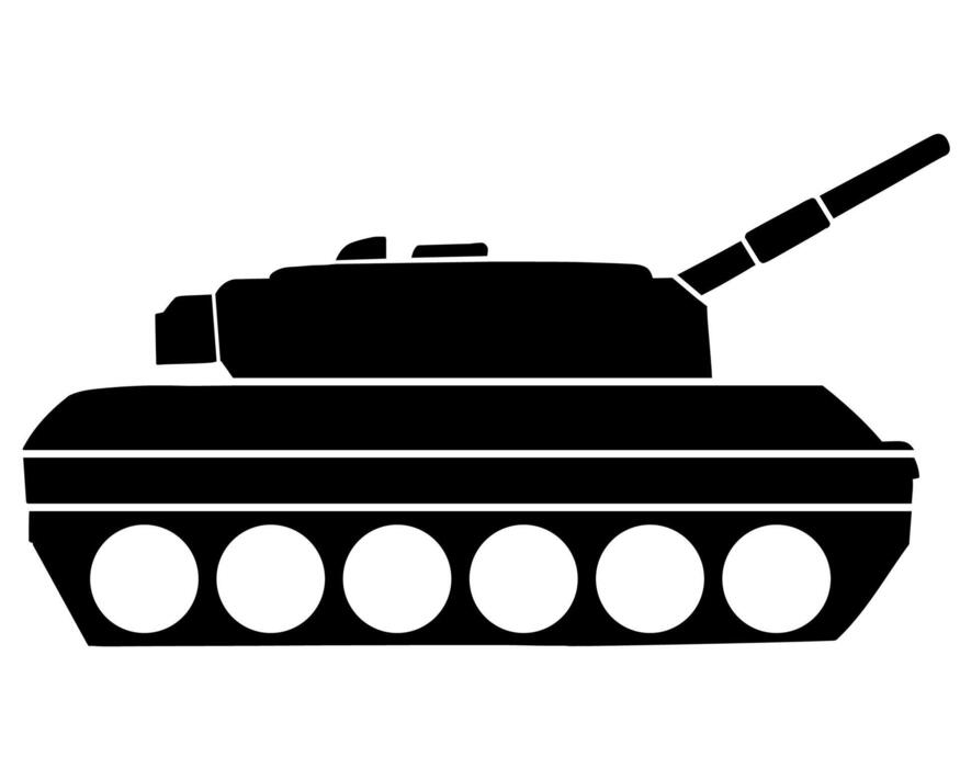 Tank Silhouette Vector Art, Icons, and Graphics for Free Download