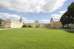 real palacio situado en el wilanow distrito de varsovia, Polonia foto