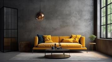 Modern interior. scandinavian style. photo