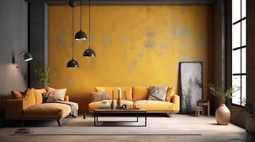 Modern interior. scandinavian style. photo